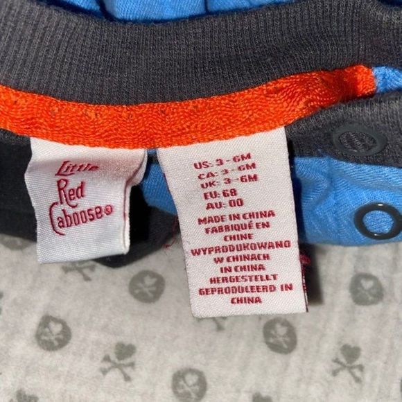 Little Red Caboose Dinosaur Outfit 3-6 Months - Picture 6 of 6